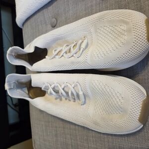 Women's SKETCHERS White Knit Sneakers